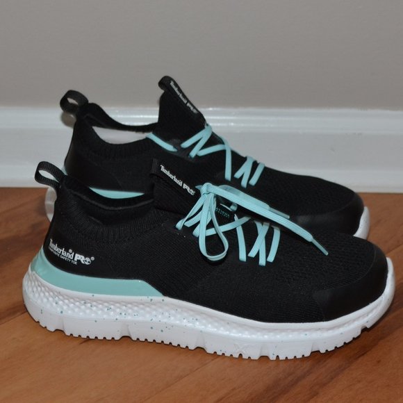 Timberland Pro Flex Setra Slip on Composite Safety toe black Shoes, sz 8.5 - Picture 5 of 12